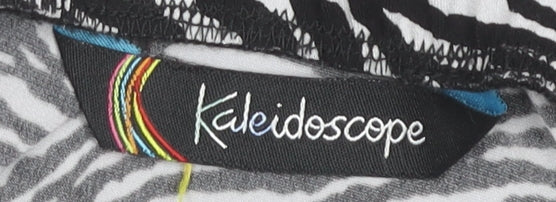 Kaleidoscope Women’s Black Animal Print Skirt Size 18