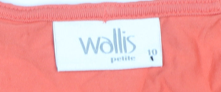 Wallis Petite Orange Sequin Dress Women Size 10 Strappy