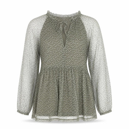 Womens UK Size 8 Principles Green Tunic Blouse