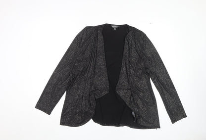 Womens UK Size 10 Dorothy Perkins Black Basic Jacket