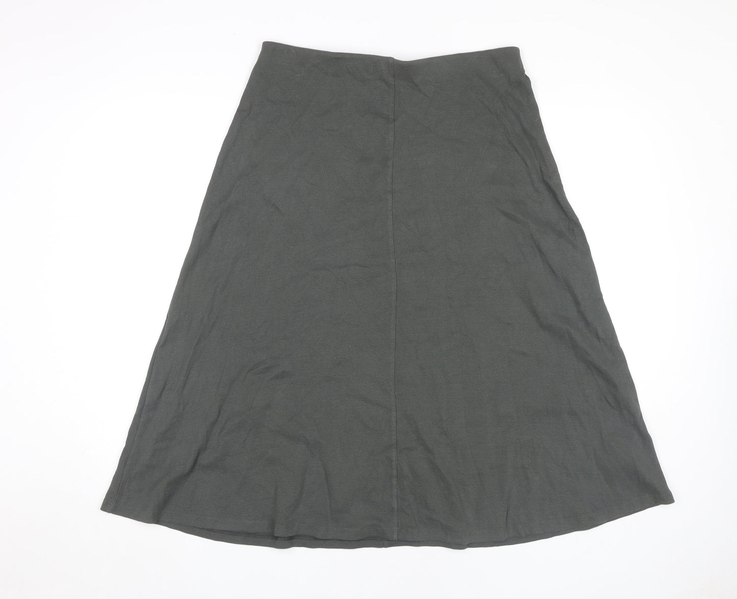 Marks and Spencer Women's Green A-Line Skirt, Size 14