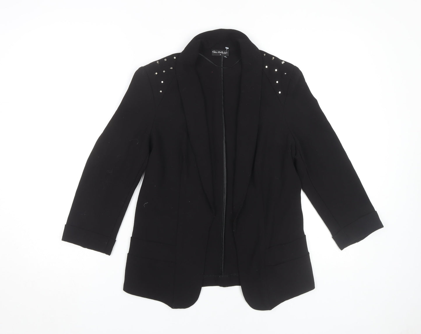 Womens UK Size 8 Miss Selfridge Black Basic Jacket
