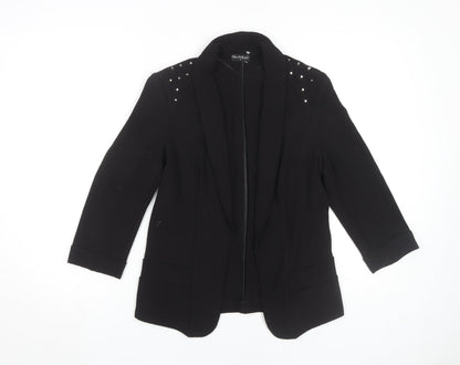 Womens UK Size 8 Miss Selfridge Black Basic Jacket