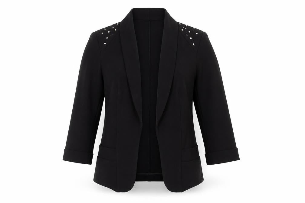 Womens UK Size 8 Miss Selfridge Black Basic Jacket