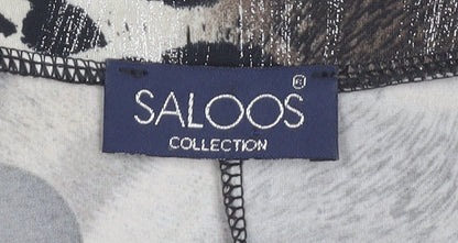 Womens UK Size M Saloos Collection Multicoloured Basic Blouse