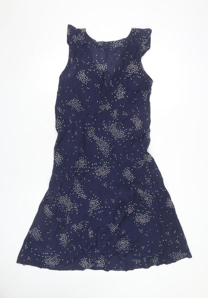 Great Plains Women's Blue Sleeveless Dress M