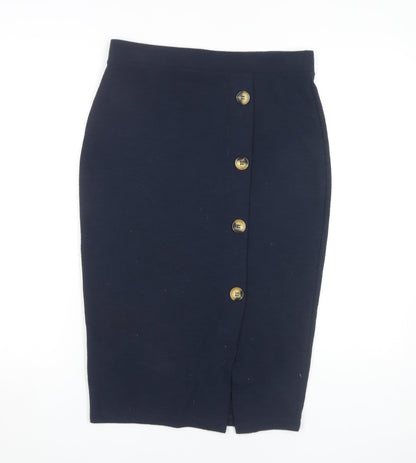 Next Women's Black Pencil Skirt Size 12 Knee Length