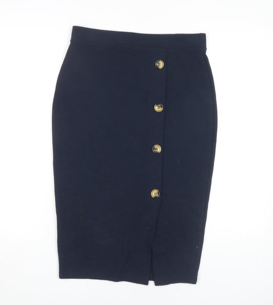 Next Women's Black Pencil Skirt Size 12 Knee Length