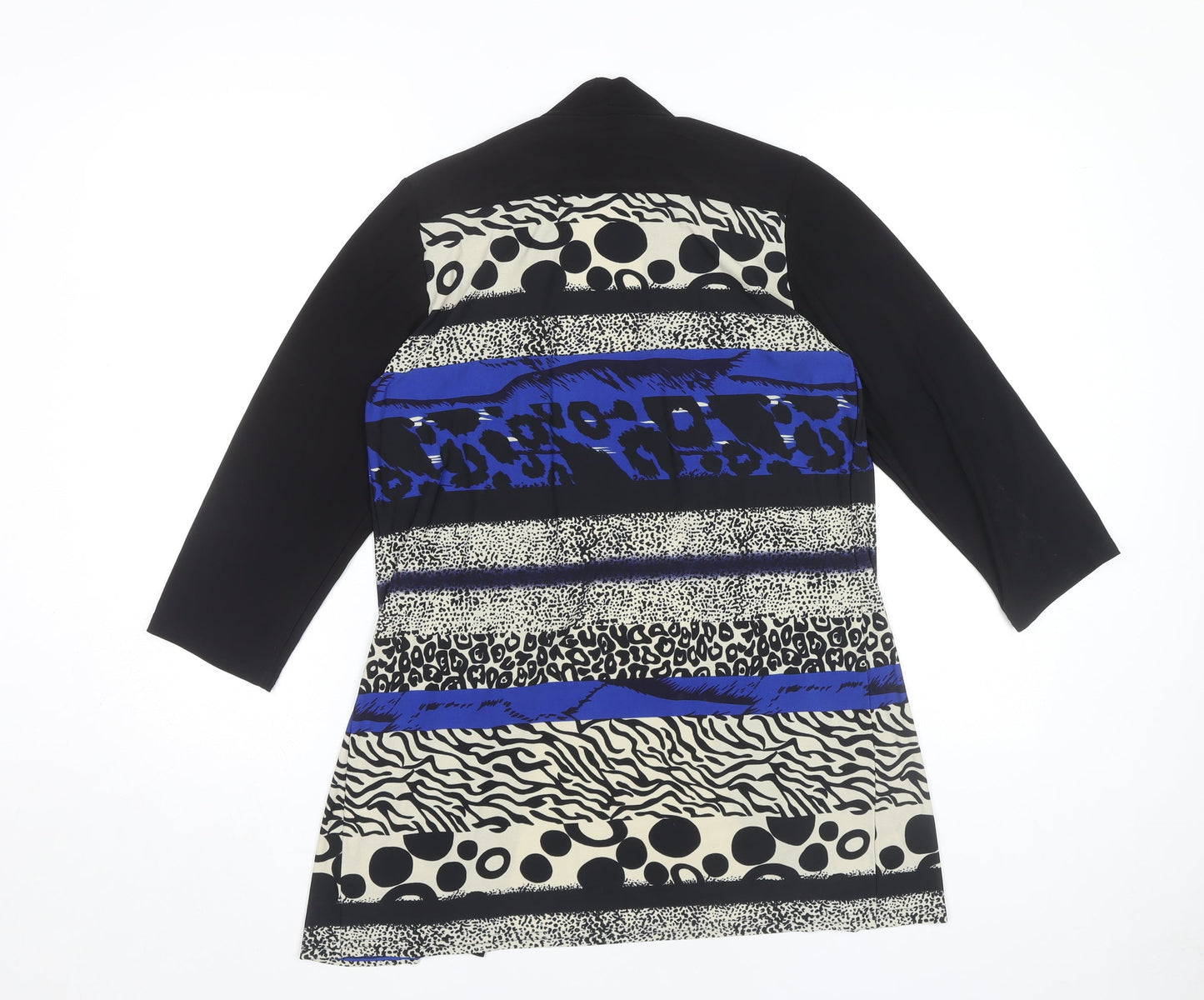 Womens UK Size 14 Anne Smith Multicoloured Kimono Blouse