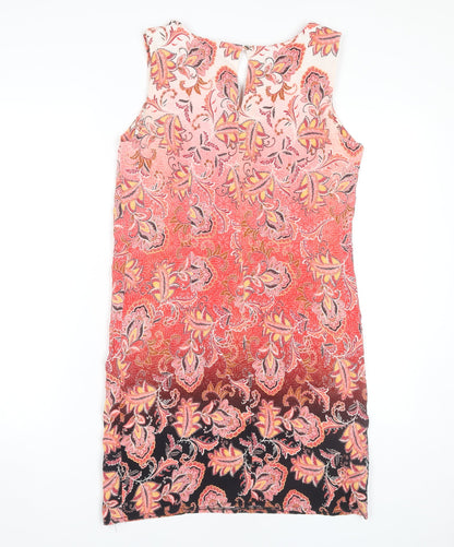 Wallis Petites Multicoloured Paisley Shift Dress