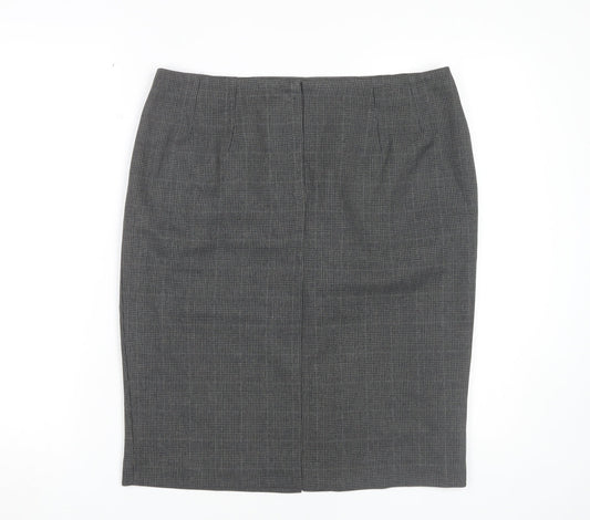 Marks and Spencer Women's Grey Pencil Skirt Size 14