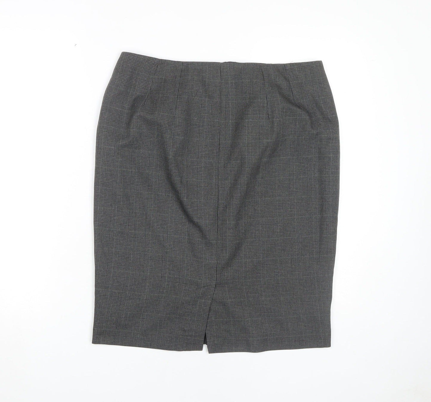 Marks and Spencer Women's Grey Pencil Skirt Size 14