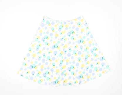 Per Una Women's Multicoloured Polka Dot A-Line Skirt Size 8