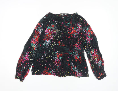 Womens UK Size 14 Marks and Spencer Black Basic Blouse