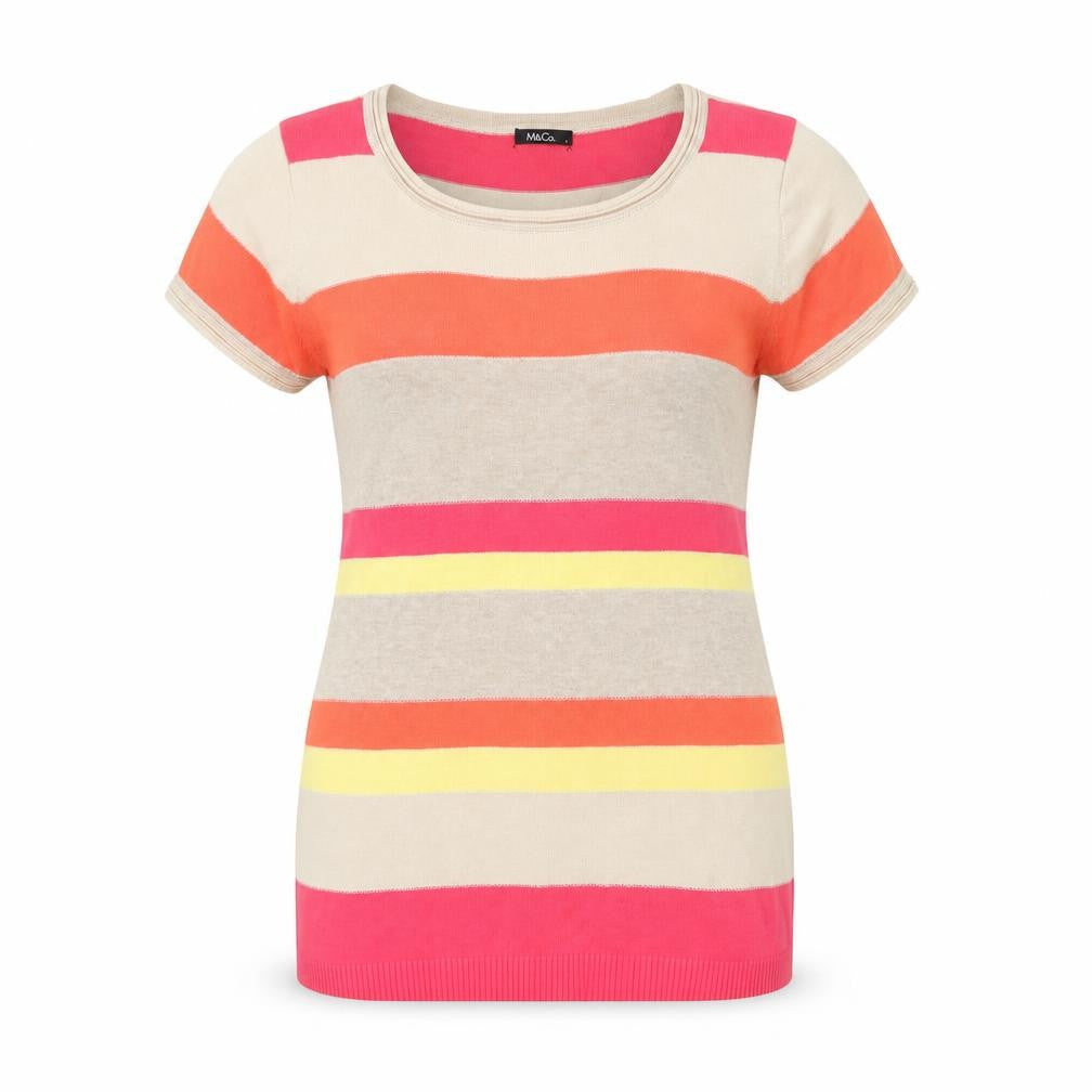 Womens UK Size L M&Co Multicoloured Pullover Jumper