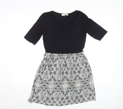 Dorothy Perkins Women’s A-Line Dress, Black/Paisley, Size 10