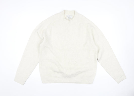 Womens UK Size L Marks and Spencer Ivory Pullover Jumper