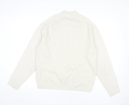 Womens UK Size L Marks and Spencer Ivory Pullover Jumper