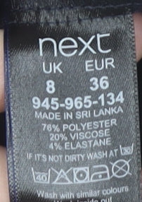 Next Black Sheath Dress Women Size 8 Workwear