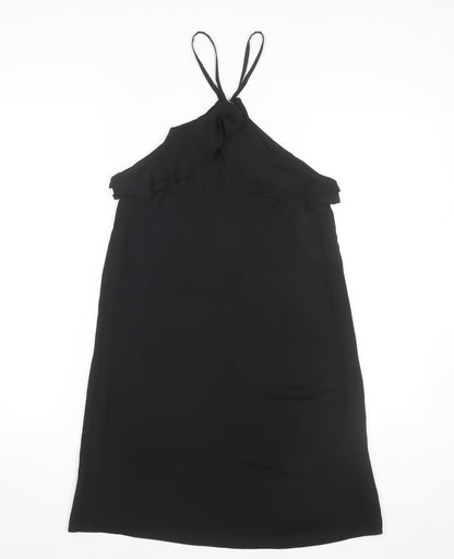 Miss Selfridge Women's Black Halter Dress Size 8