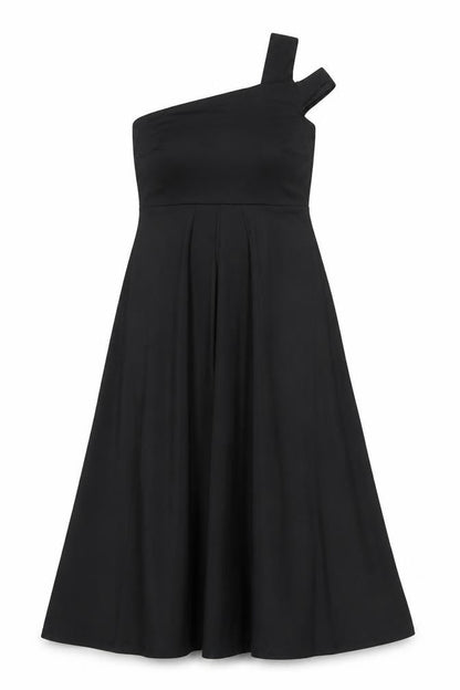 Isabella Oliver Women’s Black One Shoulder Dress