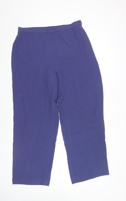 Richards Women's Blue Trousers, Size 16, Straight Leg