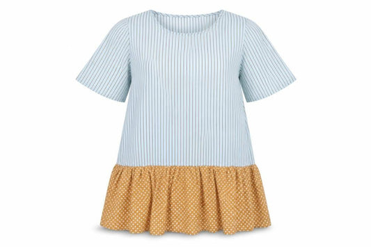 Kaffe Women's Blue Striped Summer Dress Size 14