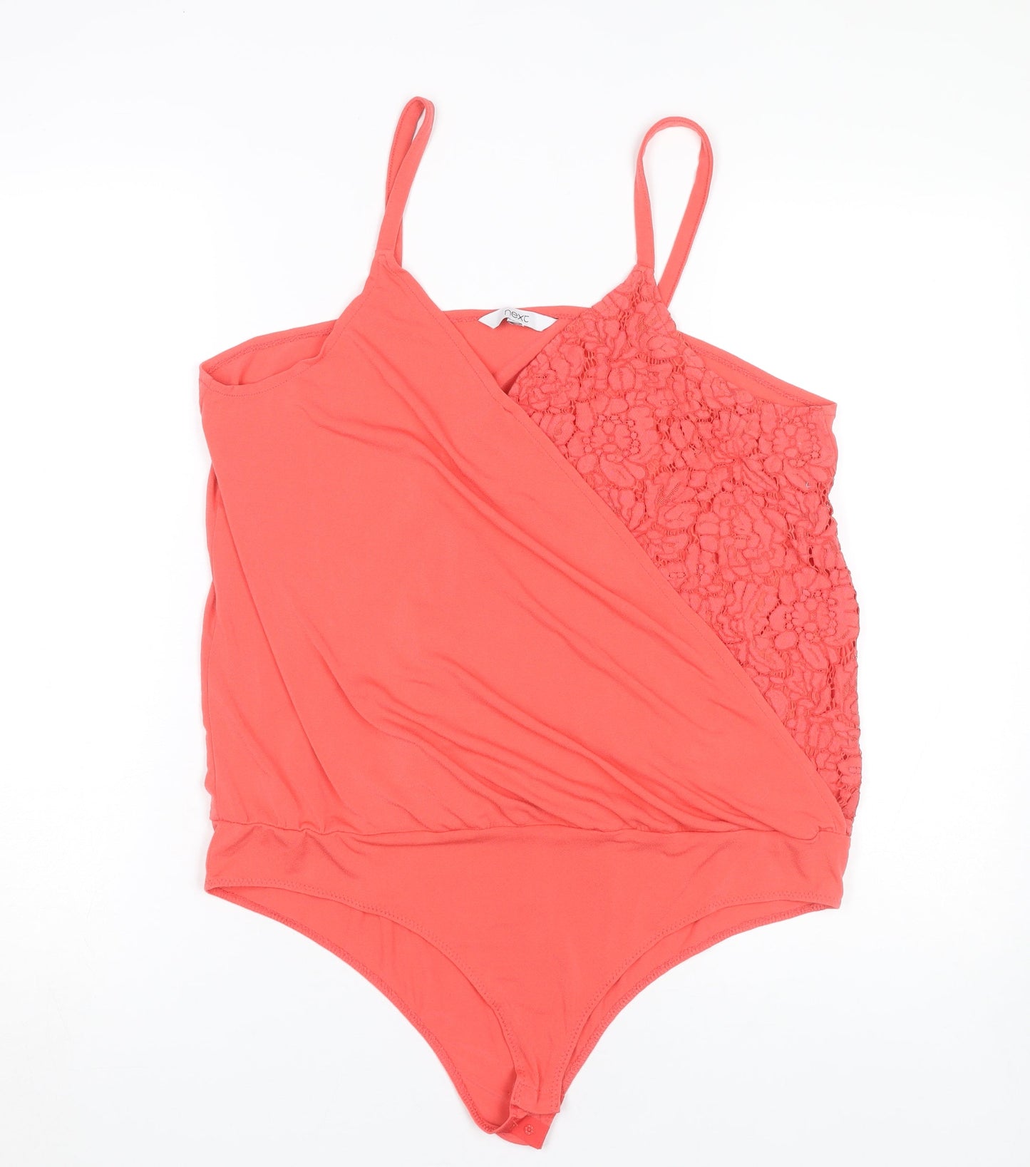 Next Women's Pink Lace Bodysuit Size 18