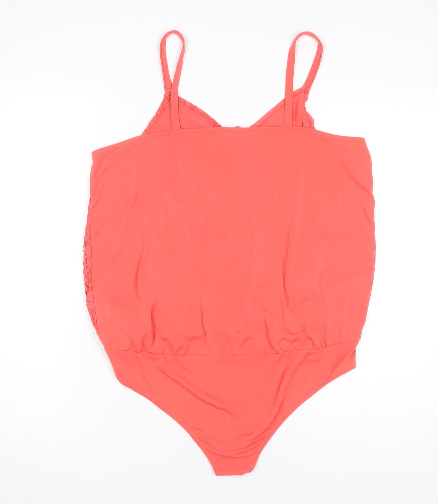 Next Women's Pink Lace Bodysuit Size 18