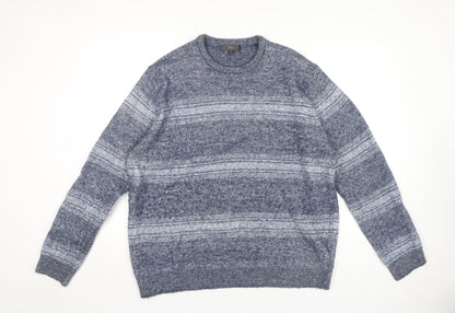 Marks and Spencer Men's 2XL Blue Pullover Jumper