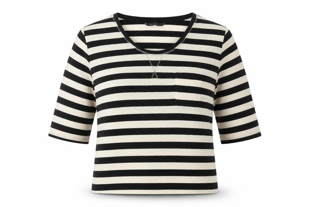 Womens UK Size 10 Marks and Spencer Black Basic T-Shirt