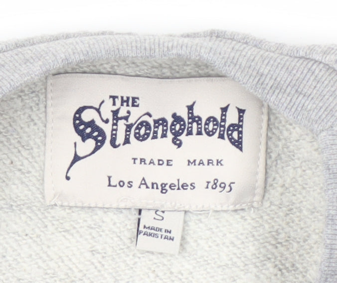 The Stronghold Men's Grey Pullover Sweatshirt, S