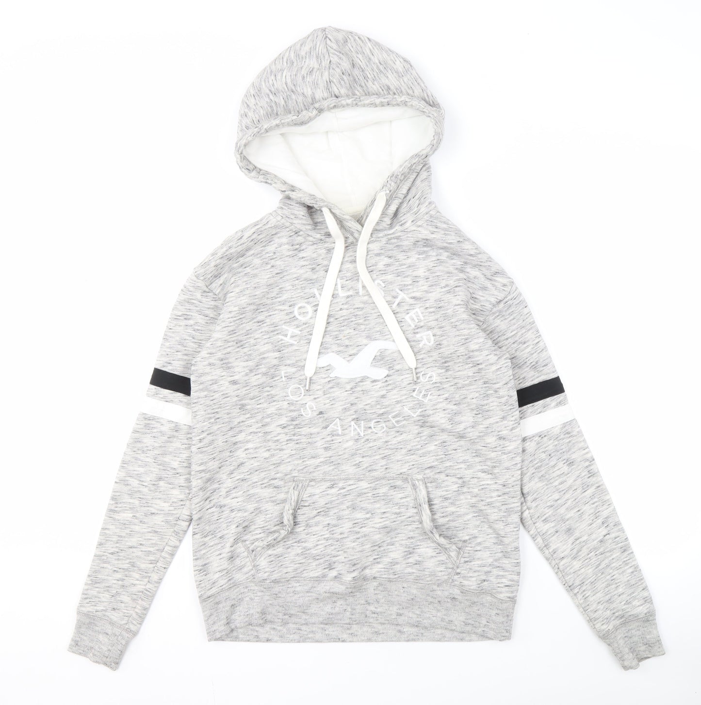 Mens UK Size XS Hollister Grey Pullover Hoodie