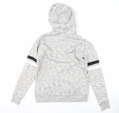 Mens UK Size XS Hollister Grey Pullover Hoodie