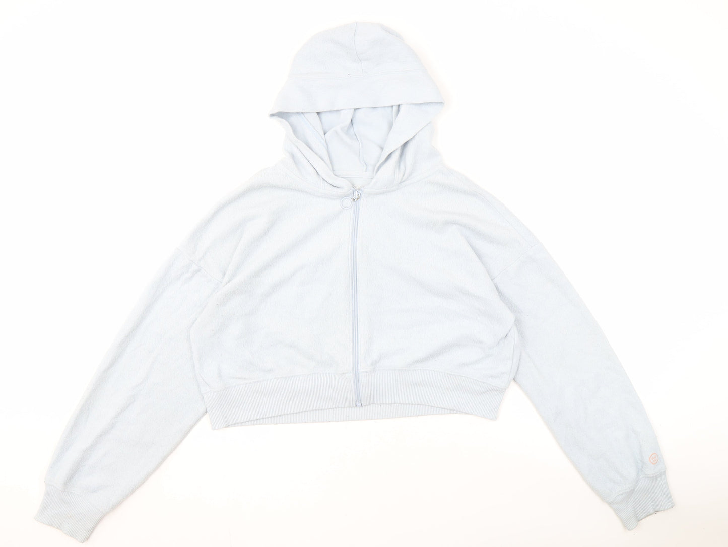 Womens UK Size M Gilly Hicks Blue Full Zip Hoodie