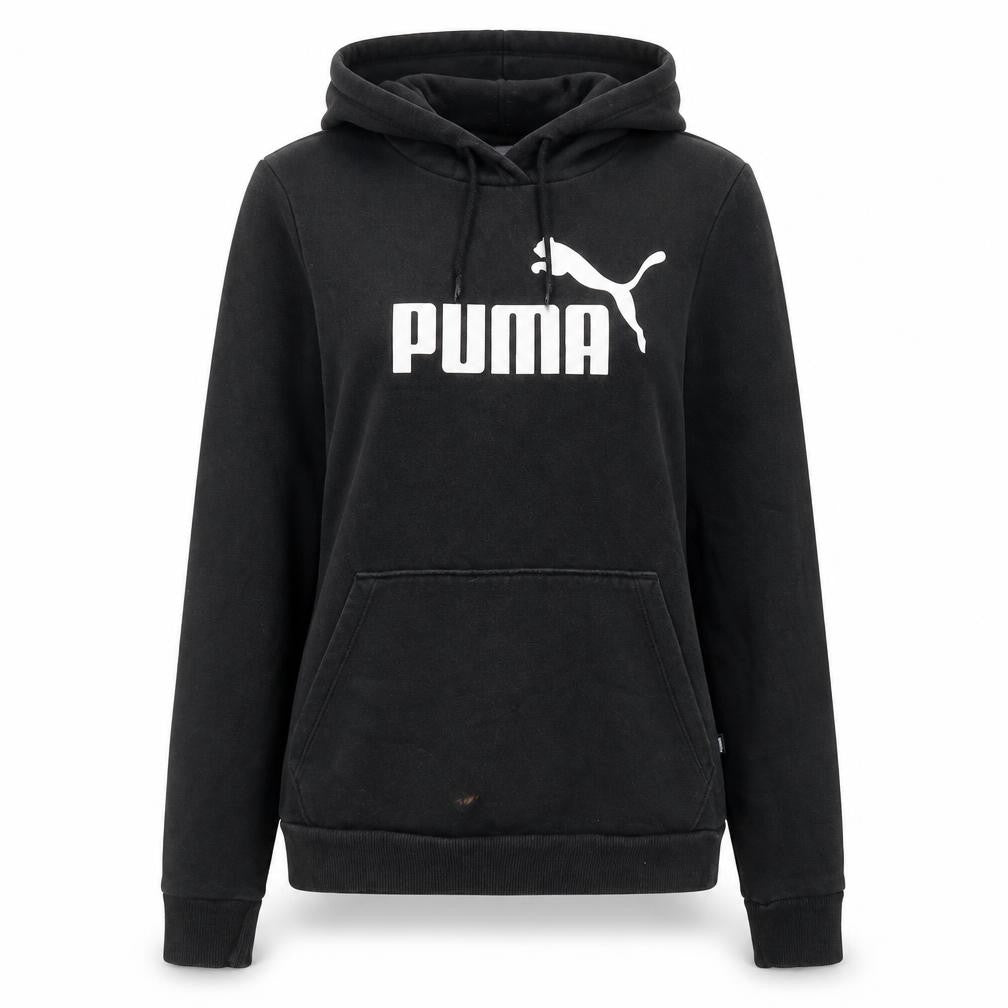 Womens UK Size 8 PUMA Black Pullover Hoodie