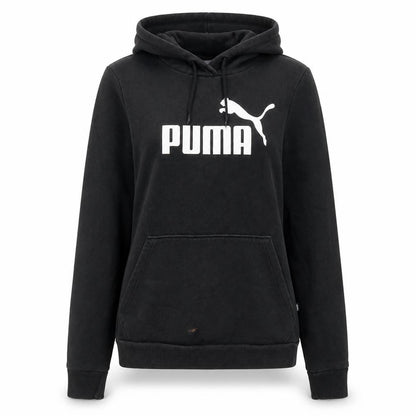 Womens UK Size 8 PUMA Black Pullover Hoodie