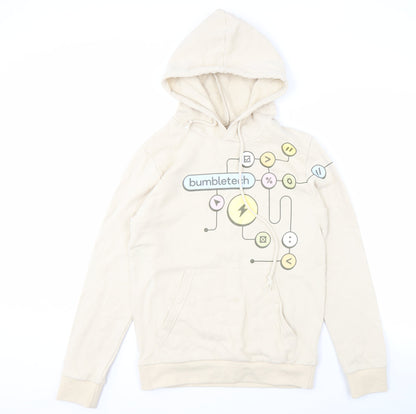 Bumble Beige Unisex Adults Hoodie, Size S, Lightweight