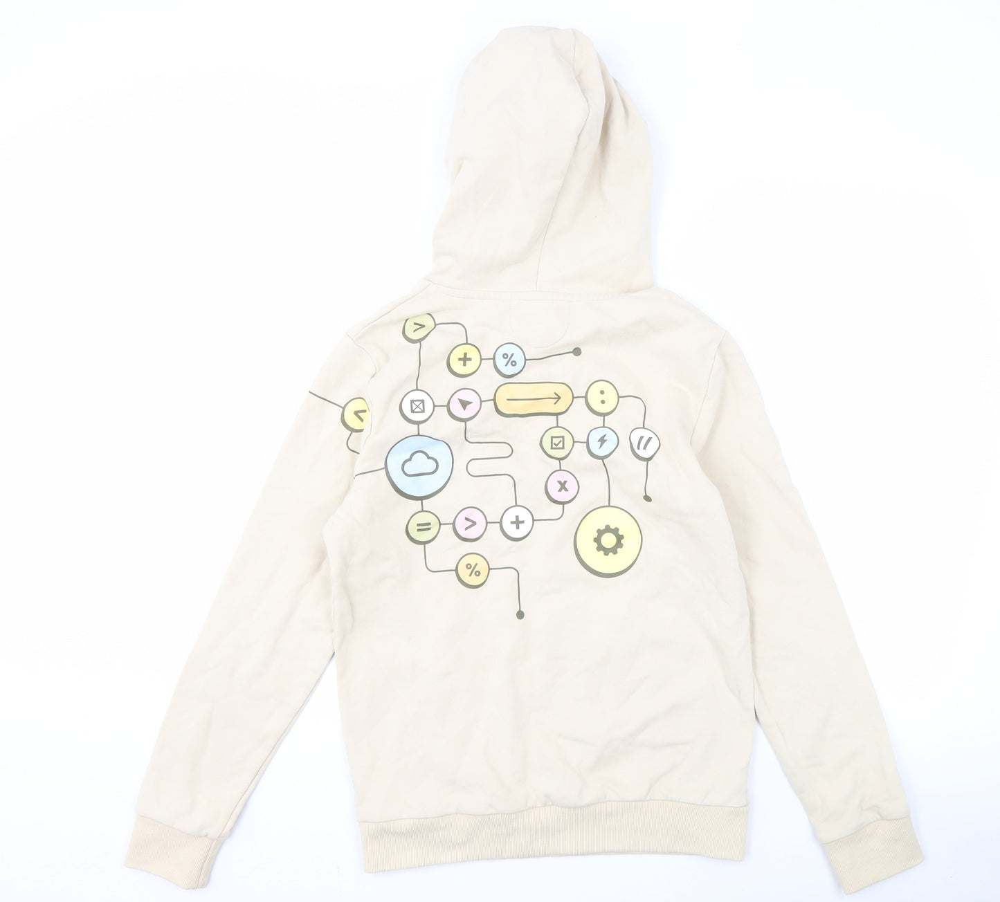 Bumble Beige Unisex Adults Hoodie, Size S, Lightweight