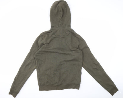Mens UK Size L Lyle & Scott Green Full Zip Hoodie