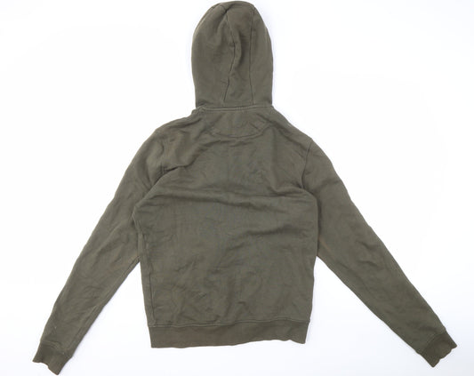 Mens UK Size L Lyle & Scott Green Full Zip Hoodie