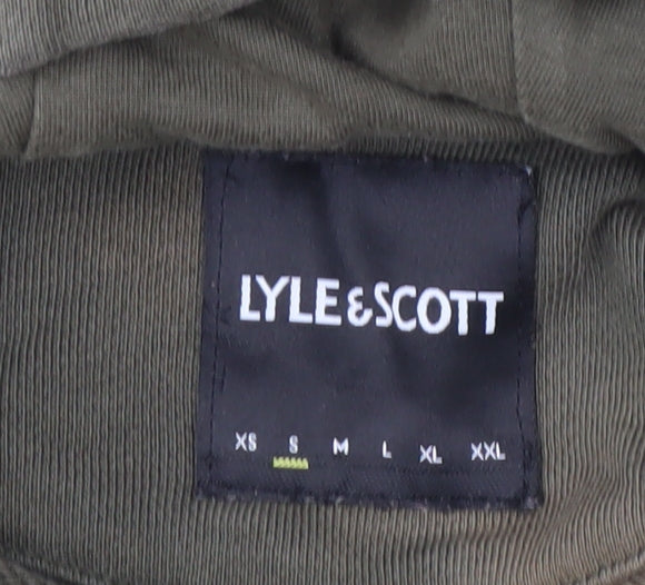 Mens UK Size L Lyle & Scott Green Full Zip Hoodie