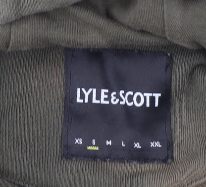 Mens UK Size L Lyle & Scott Green Full Zip Hoodie