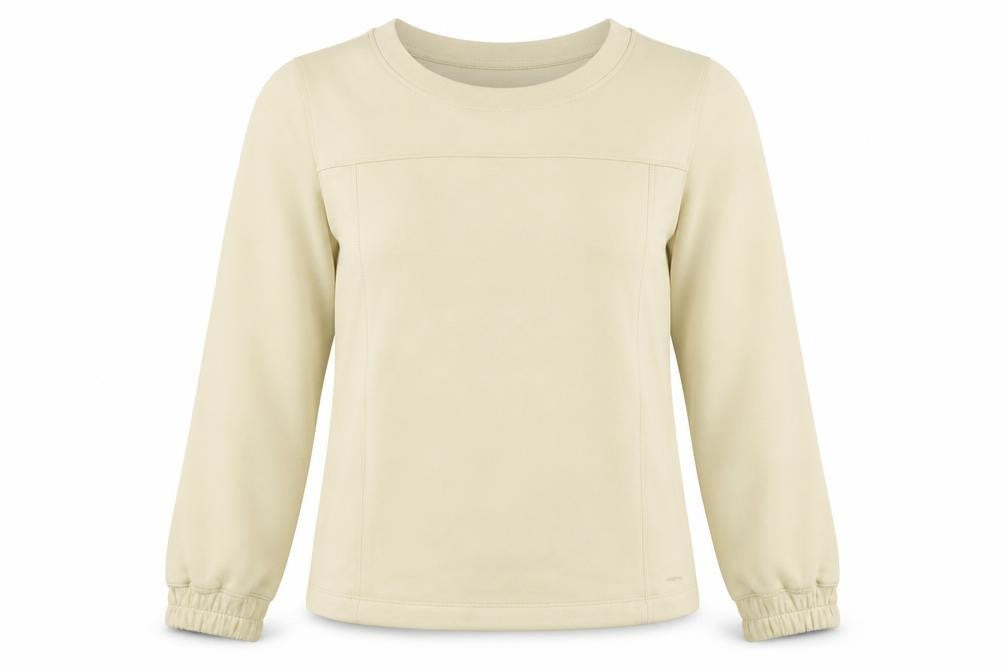 Front view of Mondetta Women’s Beige Pullover Sweatshirt M