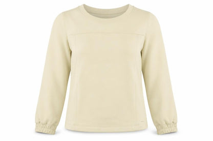 Front view of Mondetta Women’s Beige Pullover Sweatshirt M