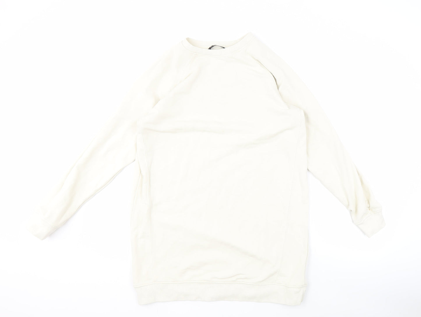 Mens UK Size S Brave Soul Ivory Pullover Sweatshirt