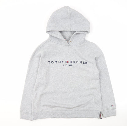 Tommy Hilfiger Men's Grey Logo Hoodie, Size M - New