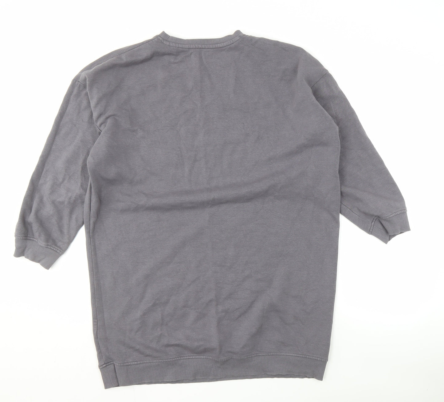 Mens UK Size XS Brave Soul Grey Pullover Sweatshirt