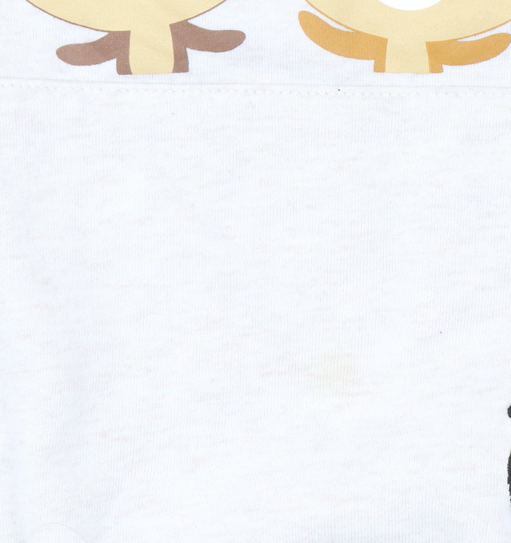 Unisex Adults UK Size 14 Disney Ivory Pullover Hoodie