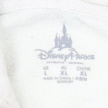 Unisex Adults UK Size 14 Disney Ivory Pullover Hoodie